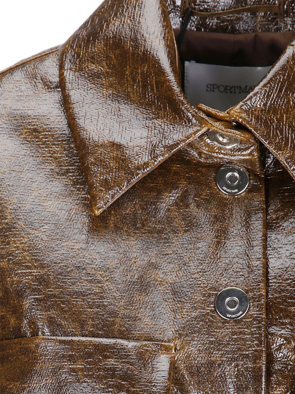 Giacca In Cotone Spalmato 2622046051600 001 BRANDY SPORTMAX 