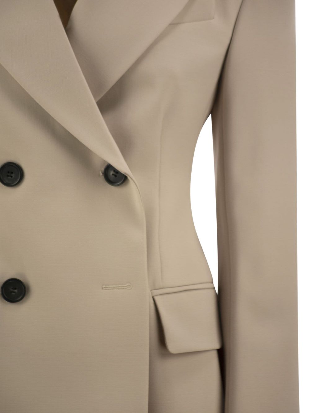 Blazer In Saglia Di Lana Bielastica 2622046052600 005 CANAPA SPORTMAX 