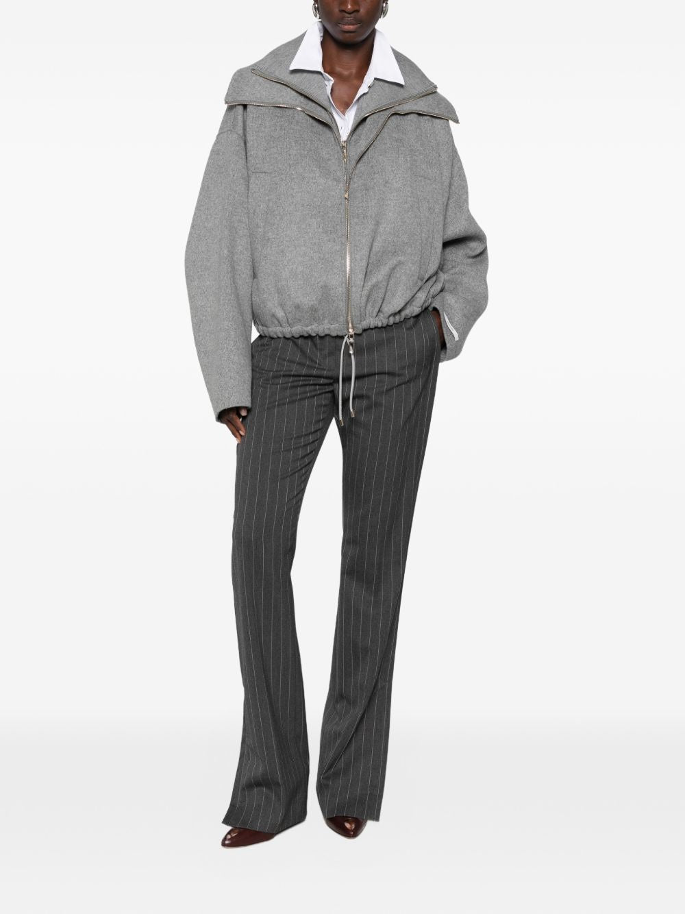 Giaccone In Doppio Drap Pura Lana 2622086012600 022 GRIGIO MEDIA SPORTMAX 