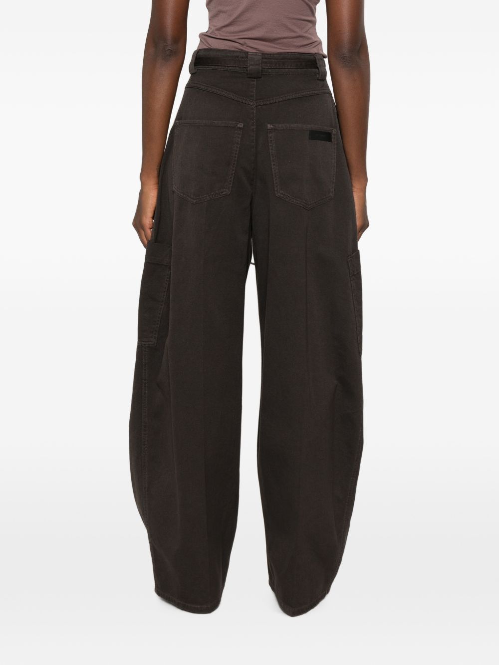 Pantaloni In Bull Puro Cotone 2622136015600 008 CIOCCOLATO SPORTMAX 