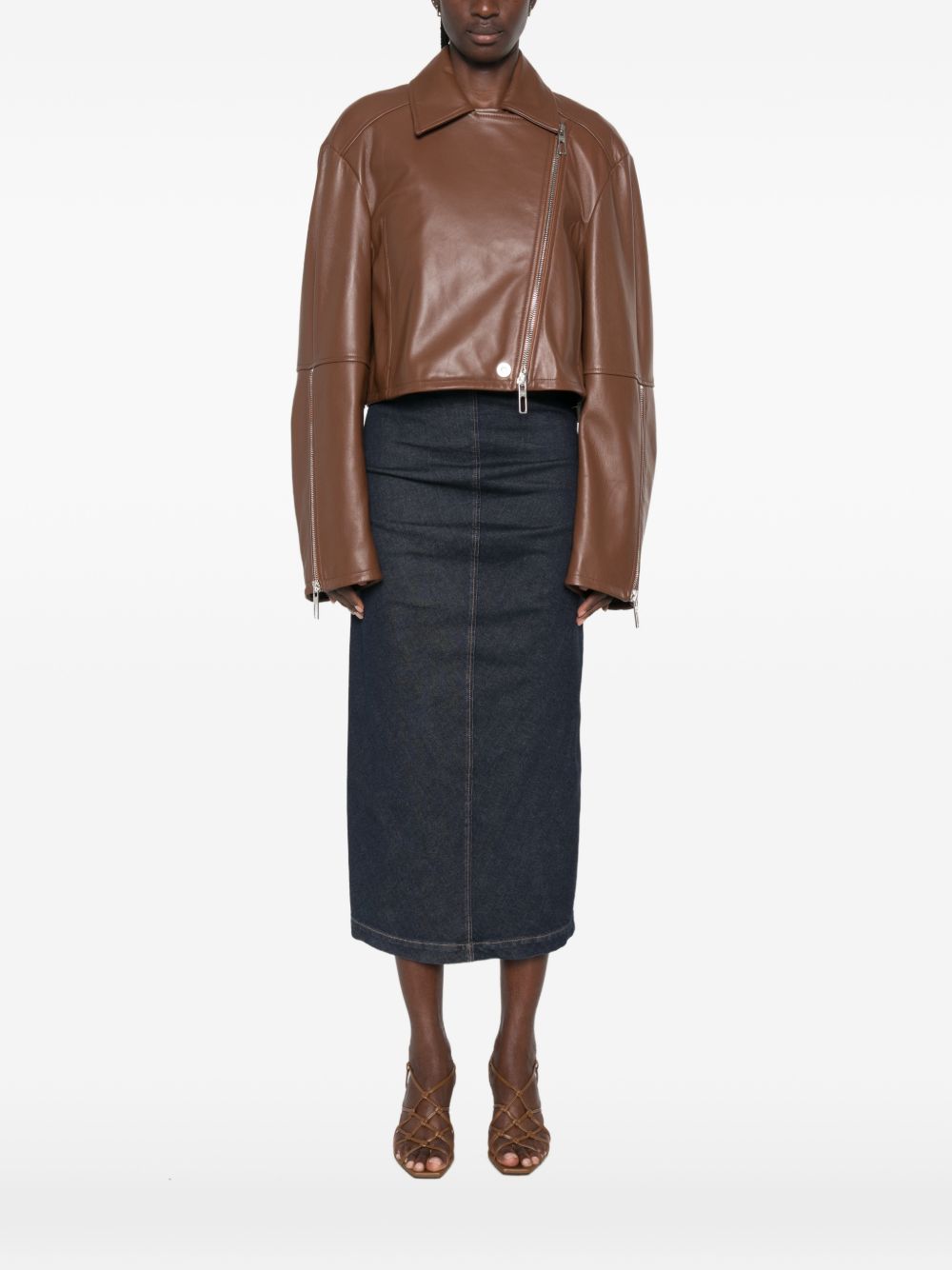 Giacca In Nappa 2622446021600 001 BRANDY SPORTMAX 