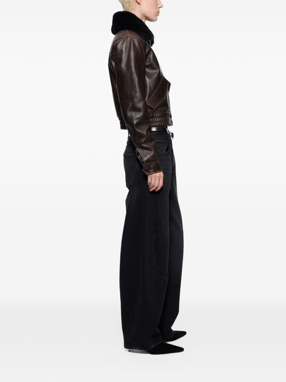 Giacca Dee 667087905 87500 DARK BROWN STAND STUDIO 