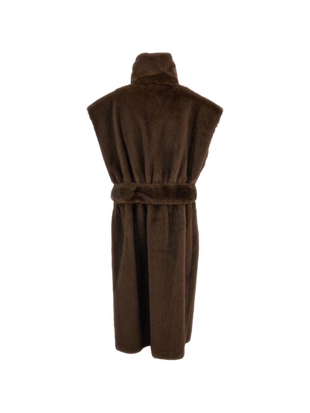 Gilet Lungo Reversibile Oaklynn in Pelliccia Sintetica 667389466 87000 BROWN STAND STUDIO 