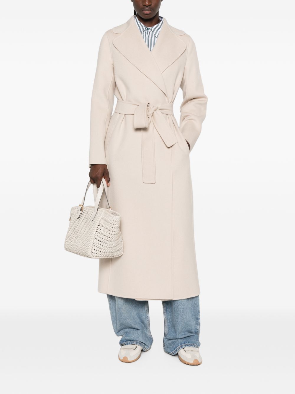 Cappotto In Doppio Strap Di Pura Lana 2629016073600 006 ALBINO MELANGE S MAX MARA 