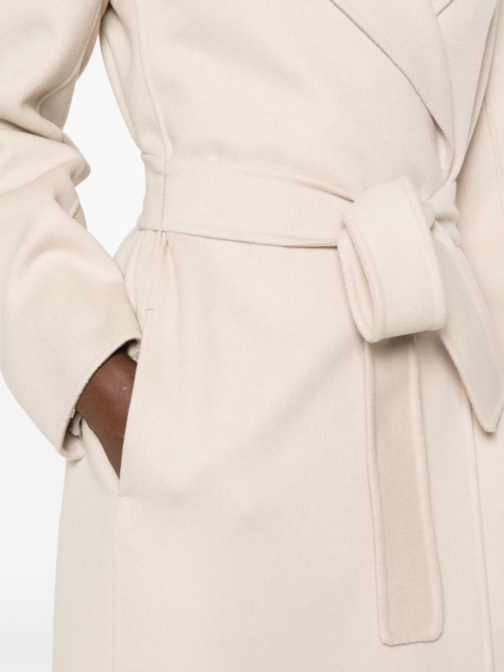 Cappotto In Doppio Strap Di Pura Lana 2629016073600 006 ALBINO MELANGE S MAX MARA 