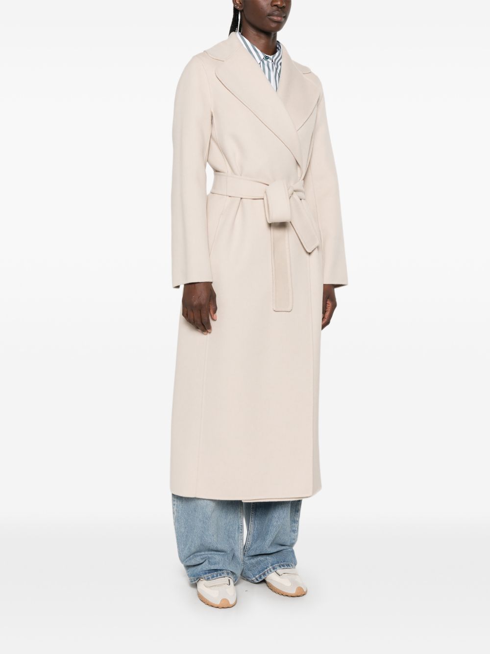 Cappotto In Doppio Strap Di Pura Lana 2629016073600 006 ALBINO MELANGE S MAX MARA 
