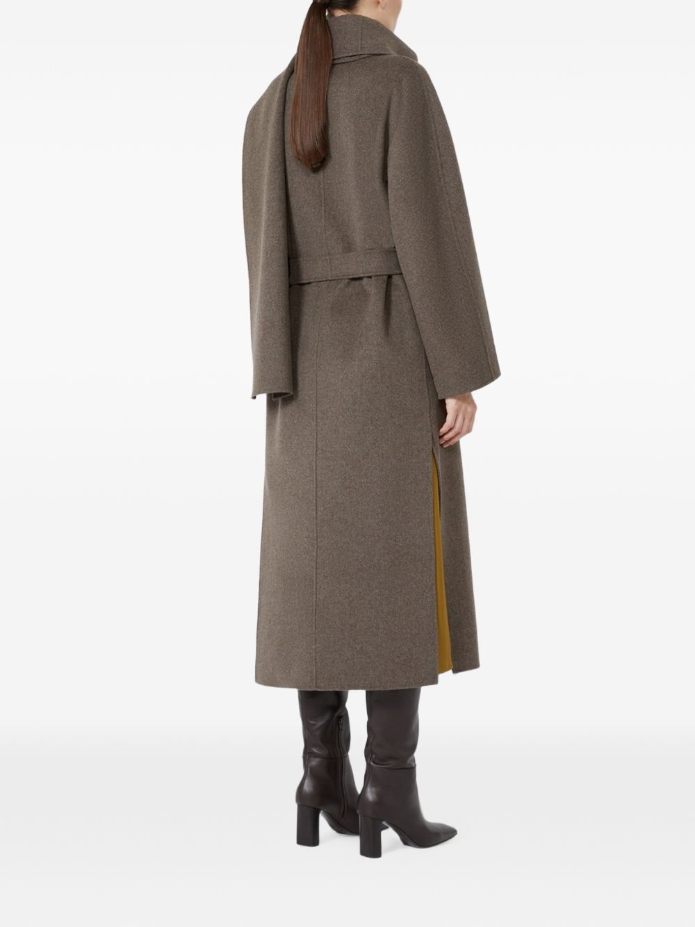 Cappotto In Drap In Pura Lana 2629016113600 072 DARK EARTH S MAX MARA 