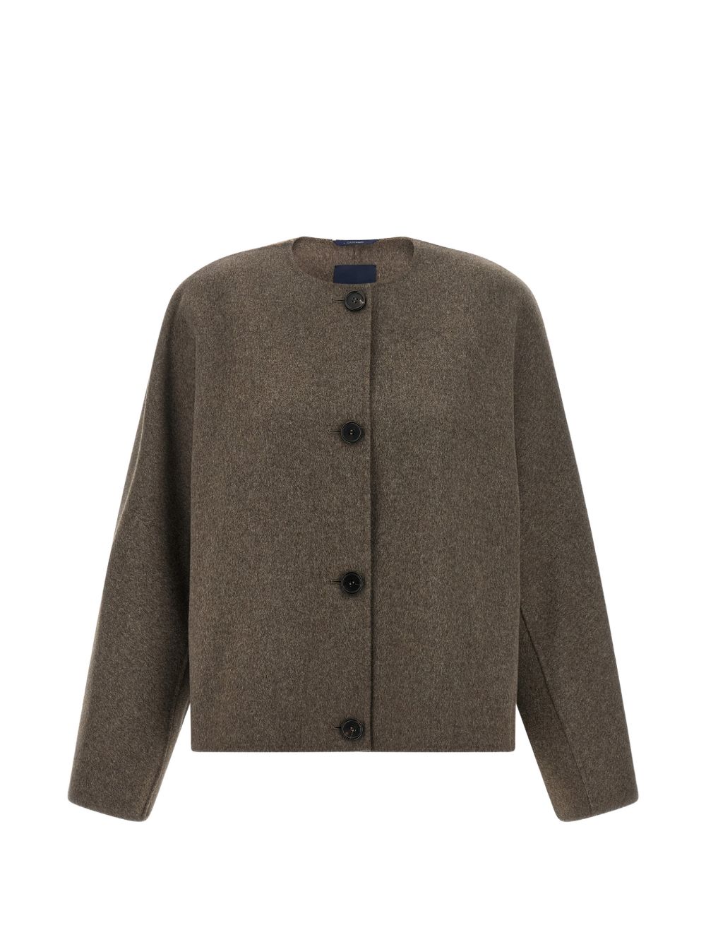Cardigan In Doppio Drap Di Pura Lana 2629046053600 072 DARK EARTH S MAX MARA 
