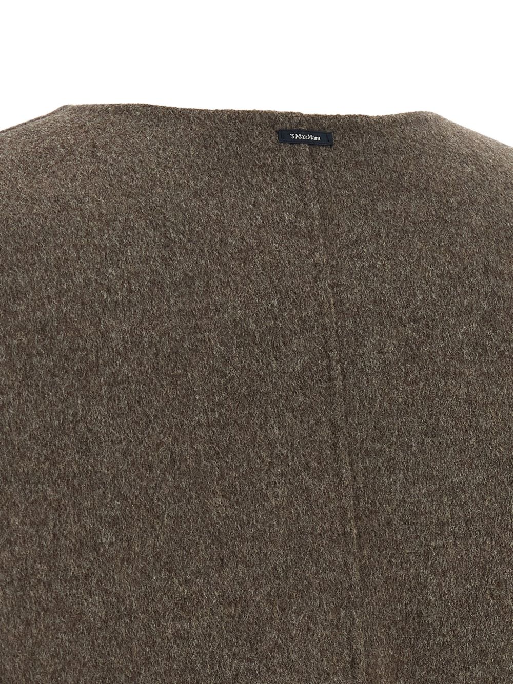 Cardigan In Doppio Drap Di Pura Lana 2629046053600 072 DARK EARTH S MAX MARA 