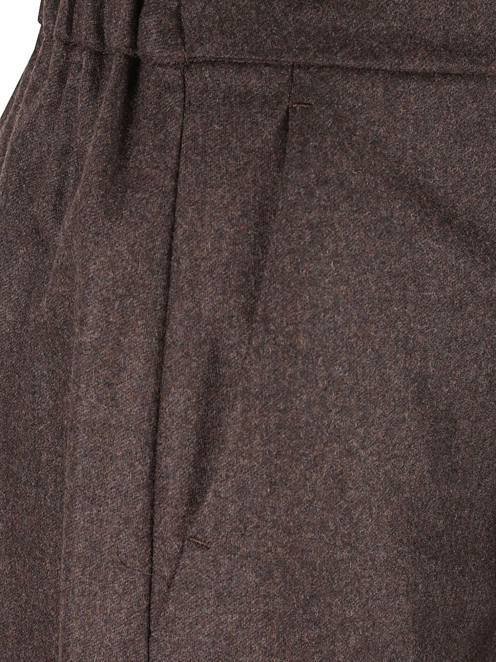 Pantaloni Floria In Flanella 2629136053600 038 BROWN S MAX MARA 