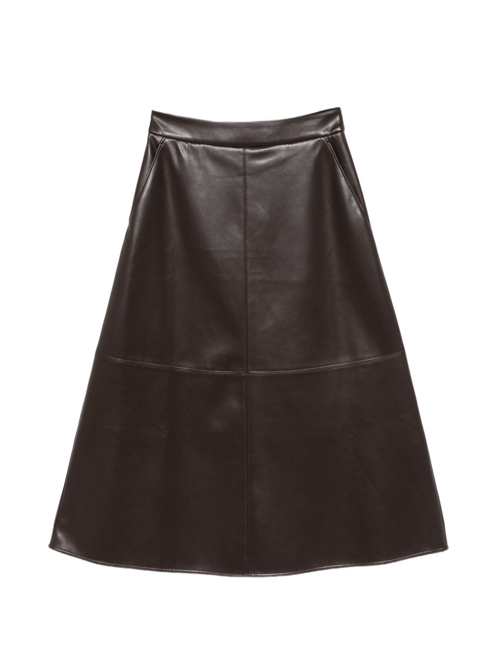Gonna Jersey Effetto Pelle 2629776033600 004 BROWN S MAX MARA 