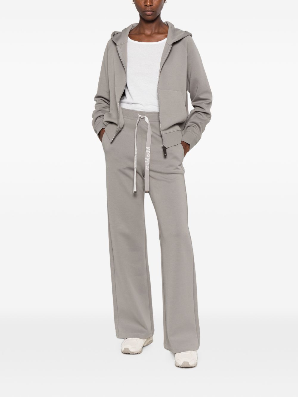 Pantaloni In Jersey Double Di Cotone 2629786021600 001 STEEL S MAX MARA 