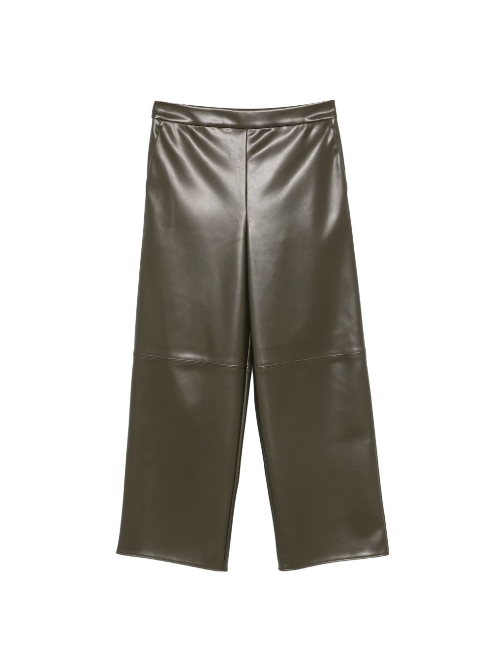 Pantaloni In Jersey Effetto Pelle 2629786051600 005 DARK KHAKI S MAX MARA 