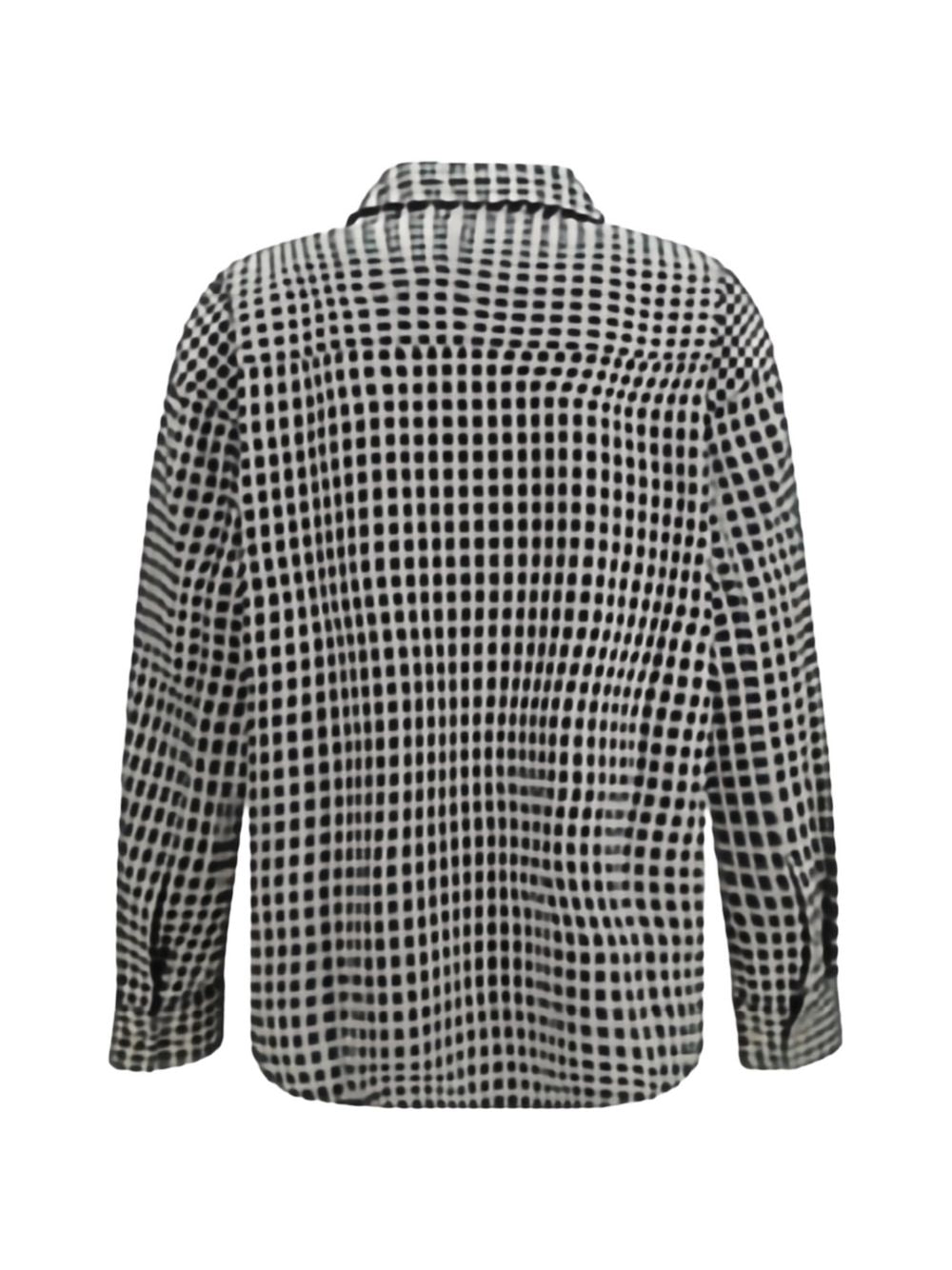 Knitted Shirt In Flanella MFW26BUTTONUPWHI WHITE BLACK CHECK Séfr 