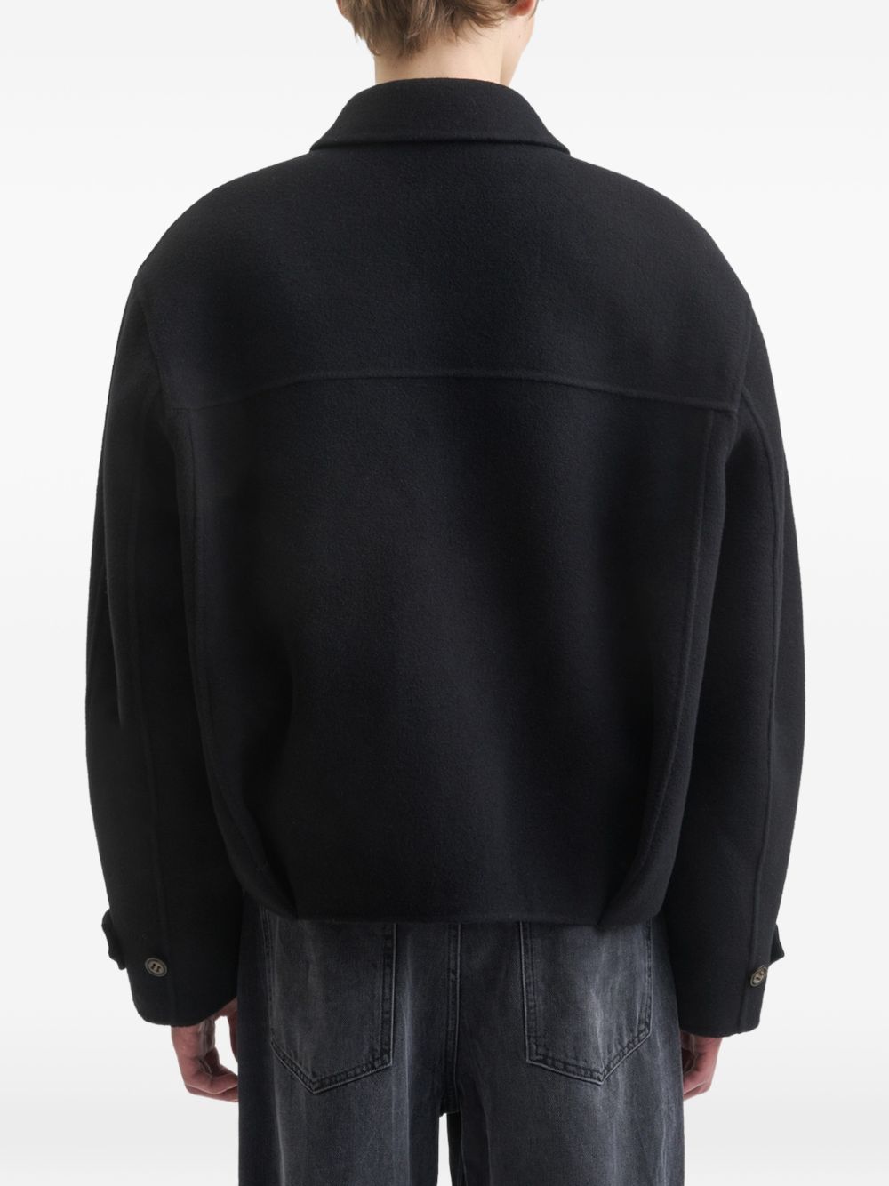 Giacca In Lana Relaxed Fit MFW26WOOLBLA BLACK Séfr 