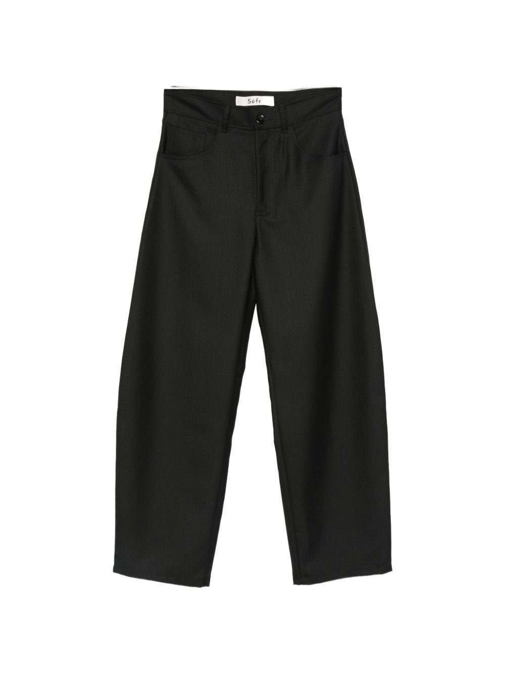 Pantaloni Gino In Lana Vergine MSS26GINOFINB BLACK Séfr 