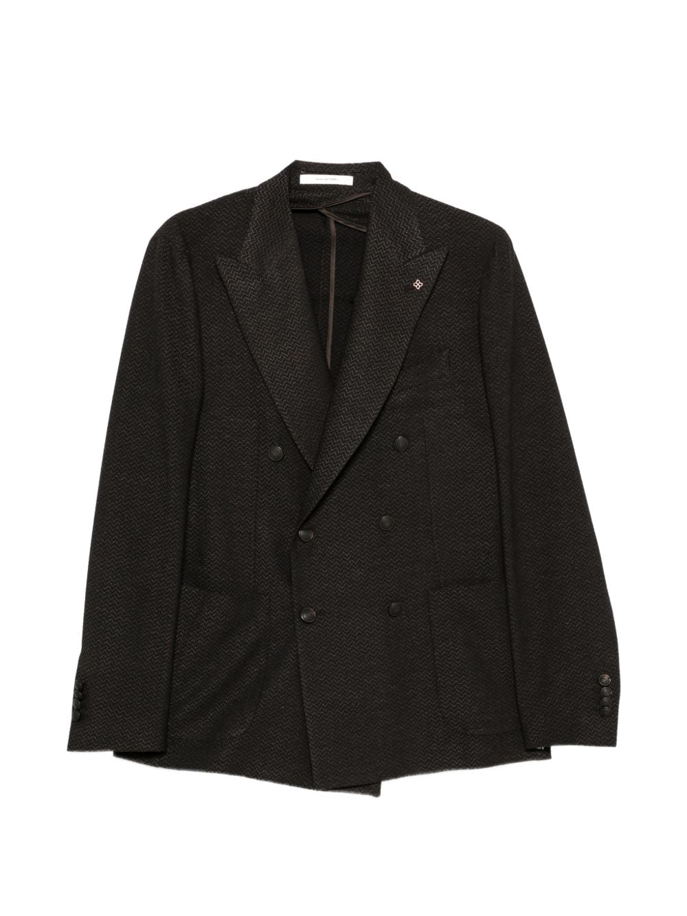 Giacca Doppiopetto Montecarlo in Misto Lana Spinato 1SMC20K210029 M1274 MORO TAGLIATORE 
