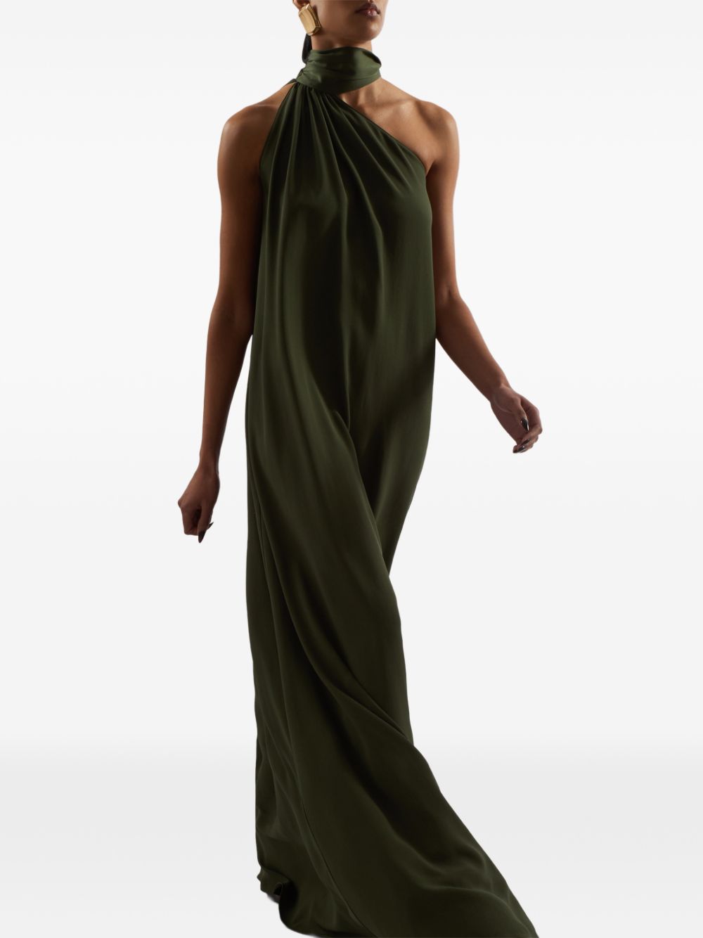 Abito Astor in Crêpe Cady TMFA2635 514 JUNIPER TALLER MARMO 