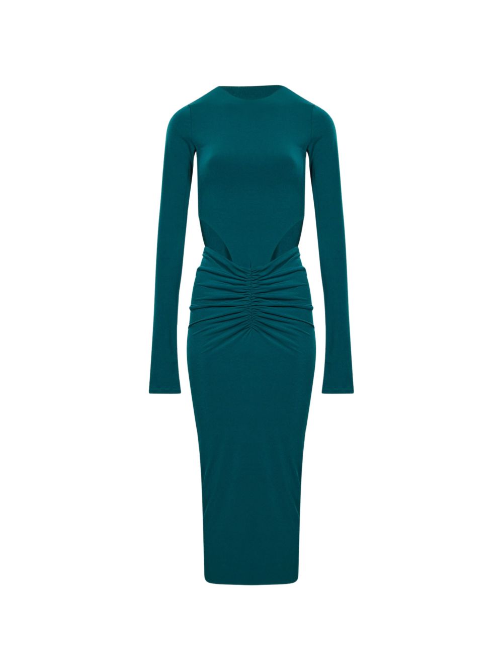 HELOISE CUT OUT MIDI DRESS T200165ATJP199 445 MALACHITE THE ANDAMANE 