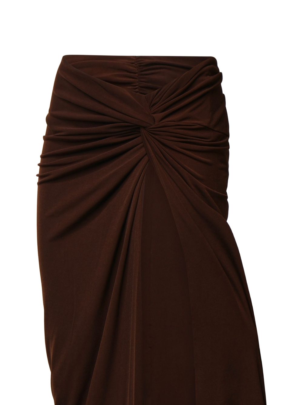 ZOHRA MAXI SKIRT T200311BTJP199 641 DARK BROWN THE ANDAMANE 