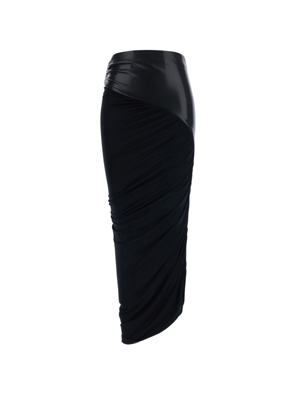 URSULA SKIRT VEGAN LEATHER T200321ATJV053 999 BLACK THE ANDAMANE 