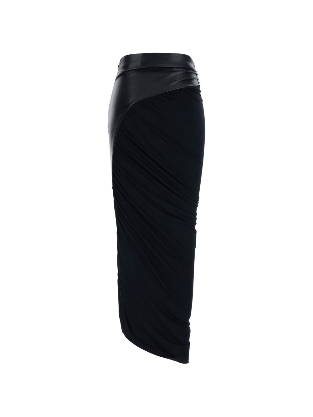 URSULA SKIRT VEGAN LEATHER T200321ATJV053 999 BLACK THE ANDAMANE 