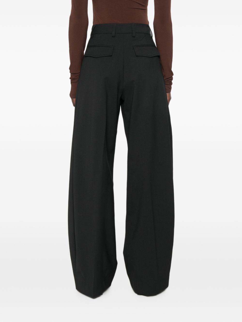 Pantaloni E-Billie In Misto Lana TLWE3111W0206ABTP T0002 BLACK THE LATEST 
