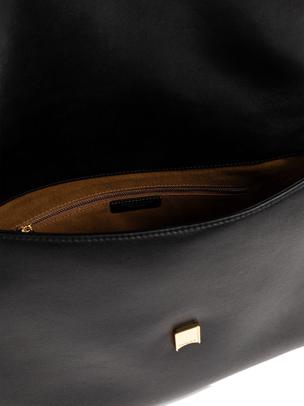 Borsa a spalla grande in pelle Charlie 180727 001 BLACK TORY BURCH 