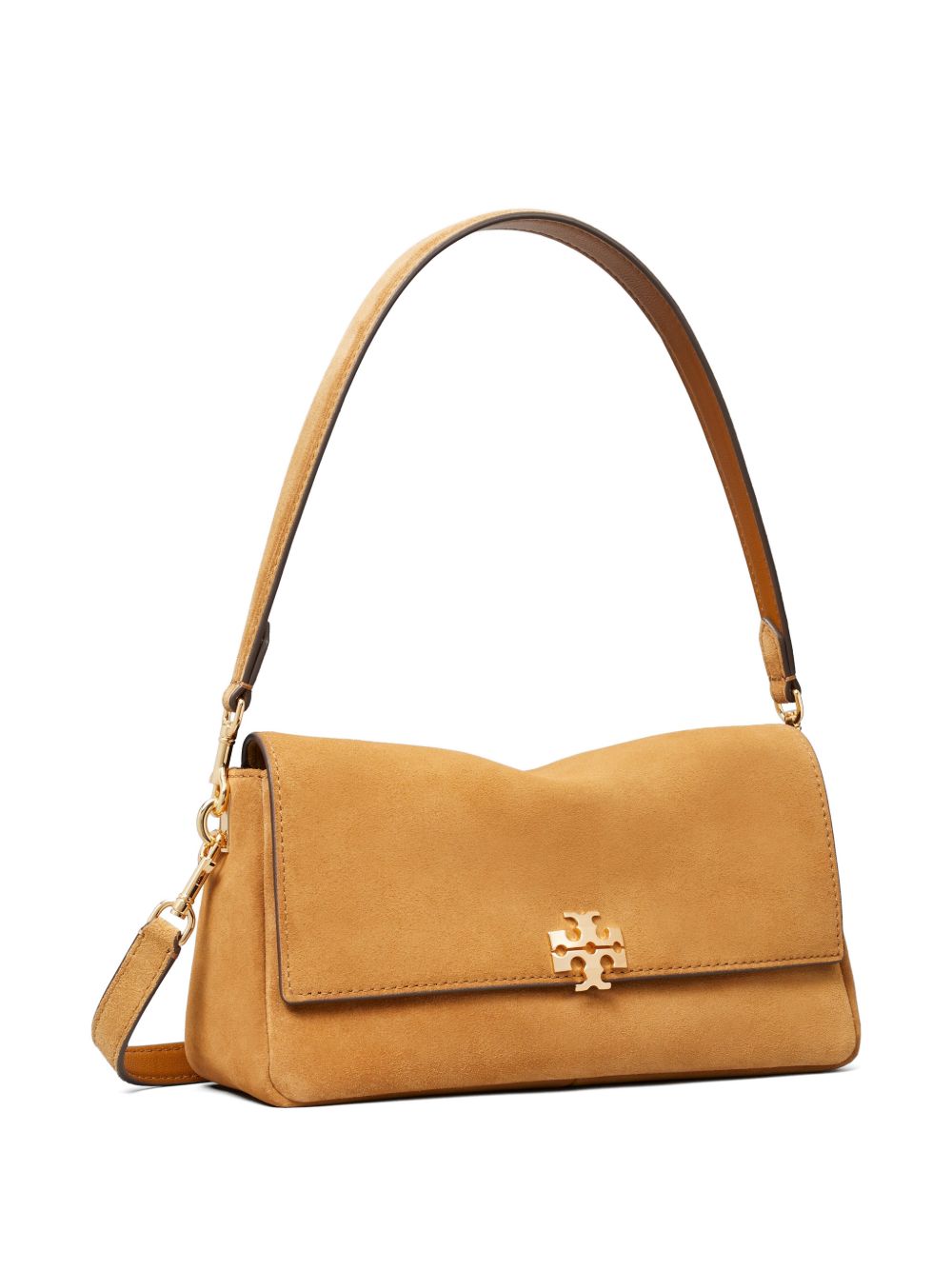 Tory Burch Flap Logo Shoulder Bag 183225 200 TOFFEE TORY BURCH 