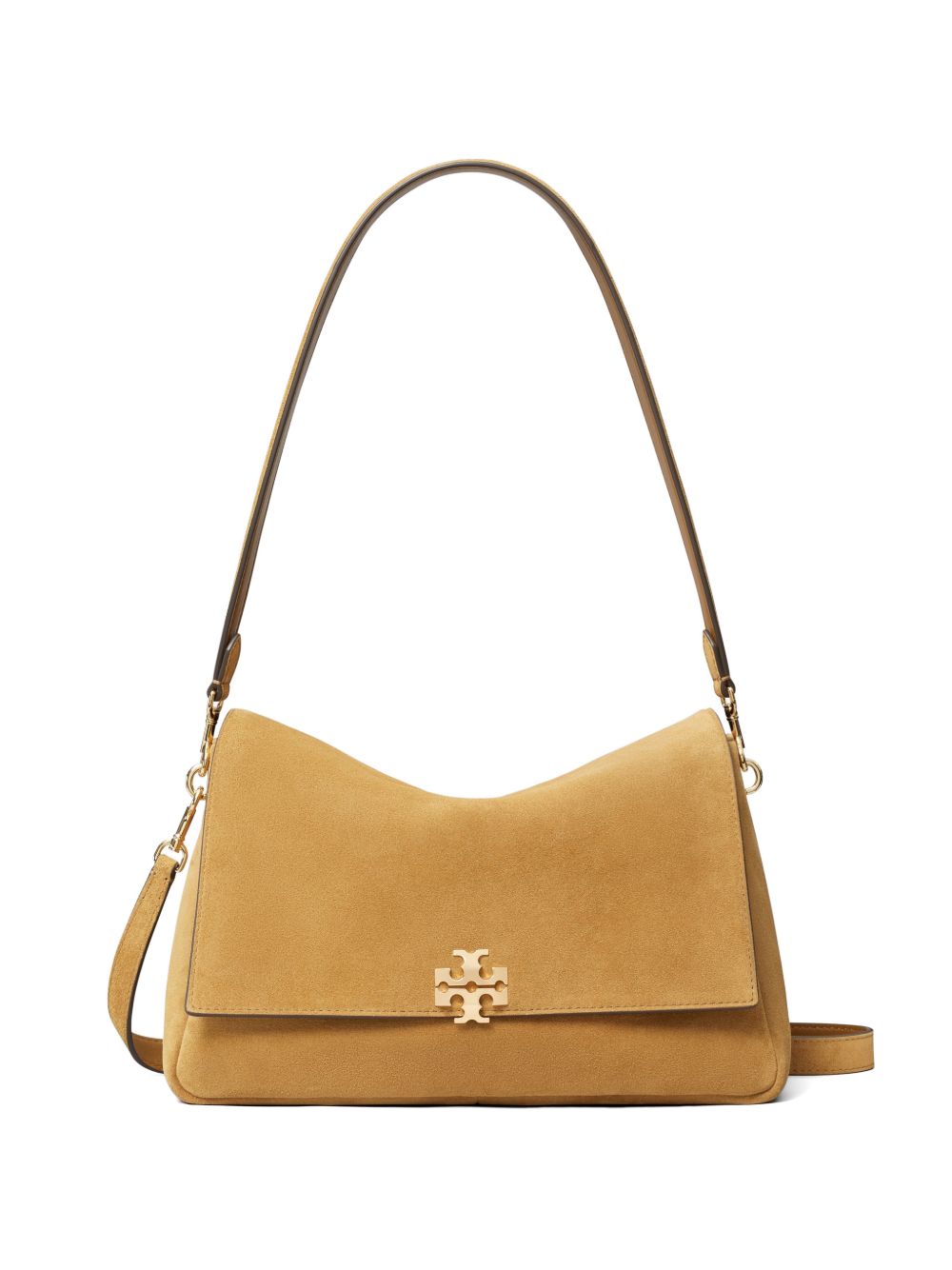 Shoulder bag media Charlie in suede 184125 200 TOFFEE TORY BURCH 