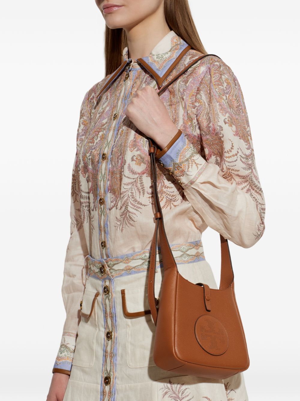 Miller Swing Borse A Tracolla Marrone 185793 200 AGED TAN TORY BURCH 