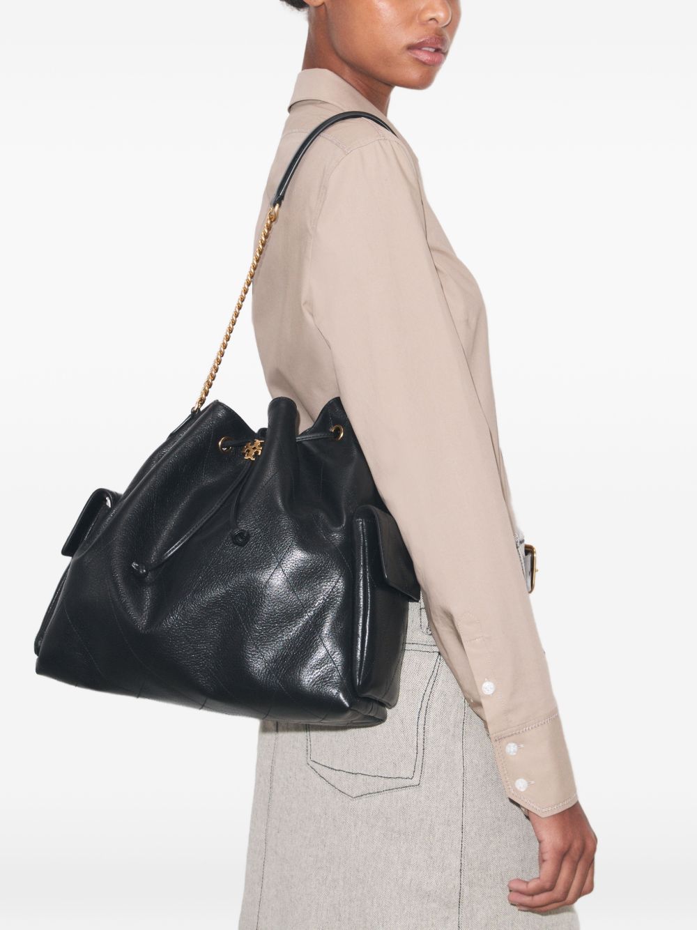 Borsa nera Tory Burch 185830 001 BLACK TORY BURCH 