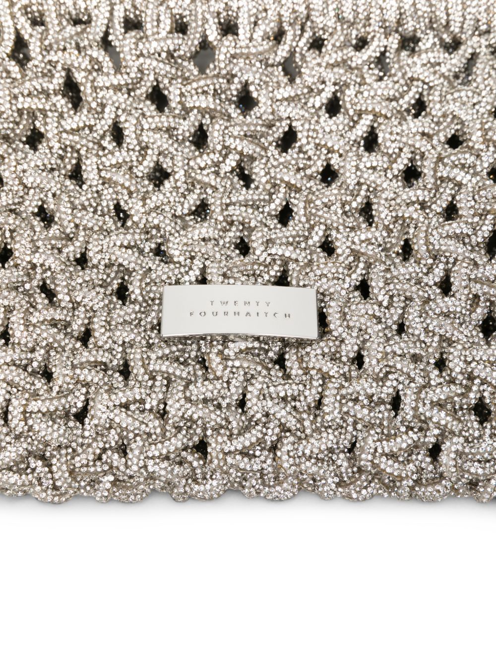 Kaira Borsa In Cristallo BAG06162A ARGENTO TWENTY FOURHAITCH 