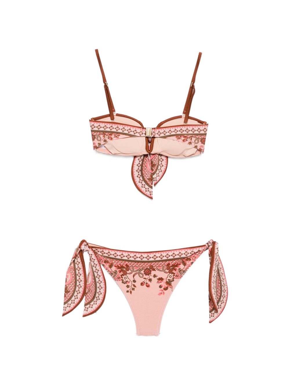 Aster Scarf Tie Bikini 3064WSS261 PINK PAISLEY FLORAL ZIMMERMANN 