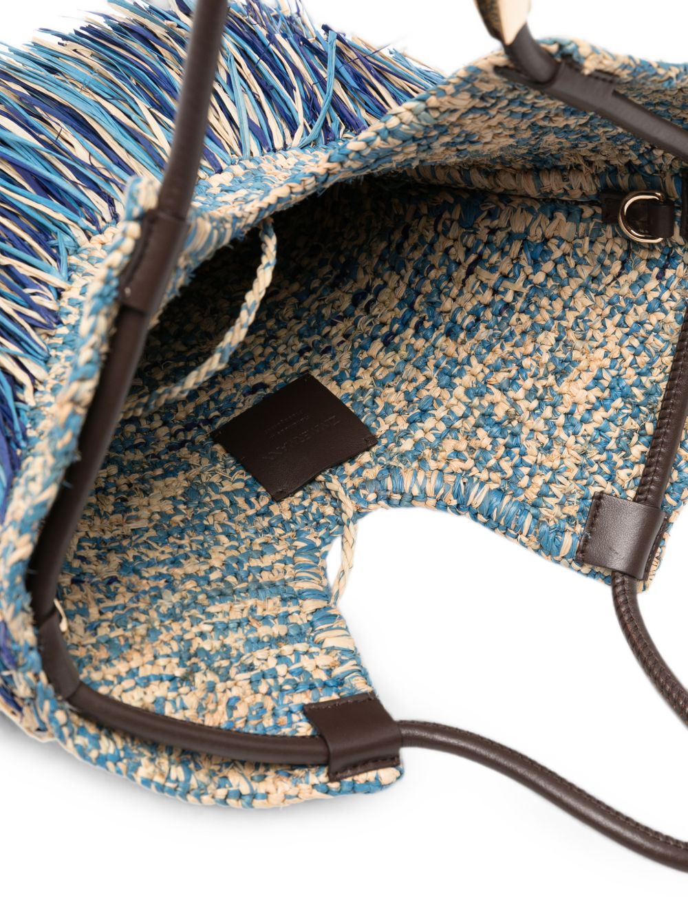 Borsa Shopping Piccola con Frange Goldentime 4470XS26A2 DENIM BLUE ZIMMERMANN 