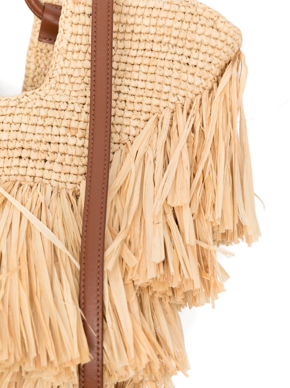 Borsa Shopping Piccola con Frange Goldentime 4470XS26A2 NATURAL ZIMMERMANN 