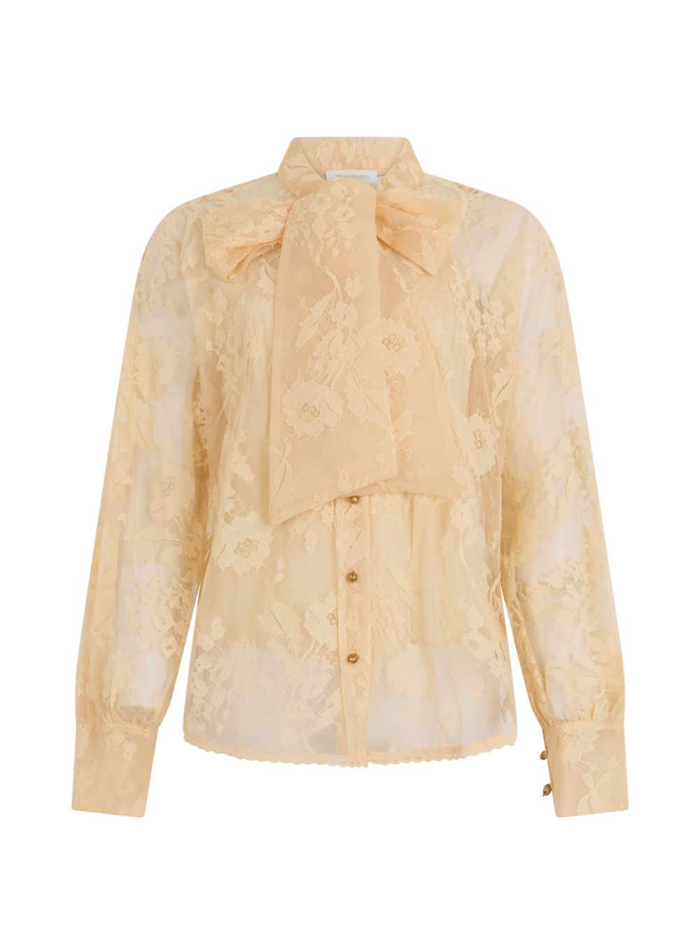 Valiant Lace Pussybow Blouse 5437TF261 SAND ZIMMERMANN 