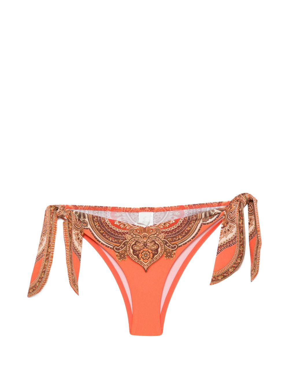 Mahon Scarf Tie Pant 8370WSS263 TANGERINE PAISLEY ZIMMERMANN 