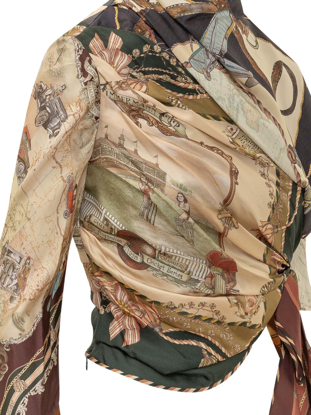 Valiant Draped Scarf Top 9695TF261 SPLICED SCARVES ZIMMERMANN 