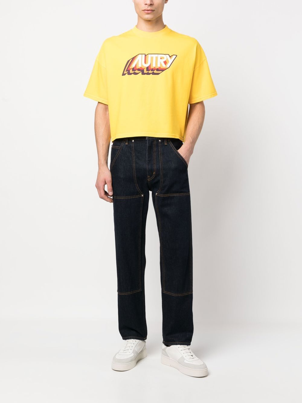 Tshirt TSAW2608 YELLOW AUTRY 