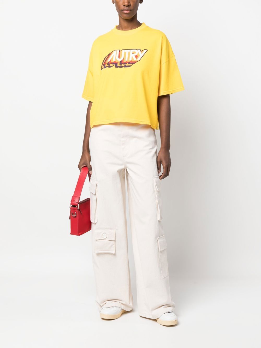 Tshirt TSAW2608 YELLOW AUTRY 