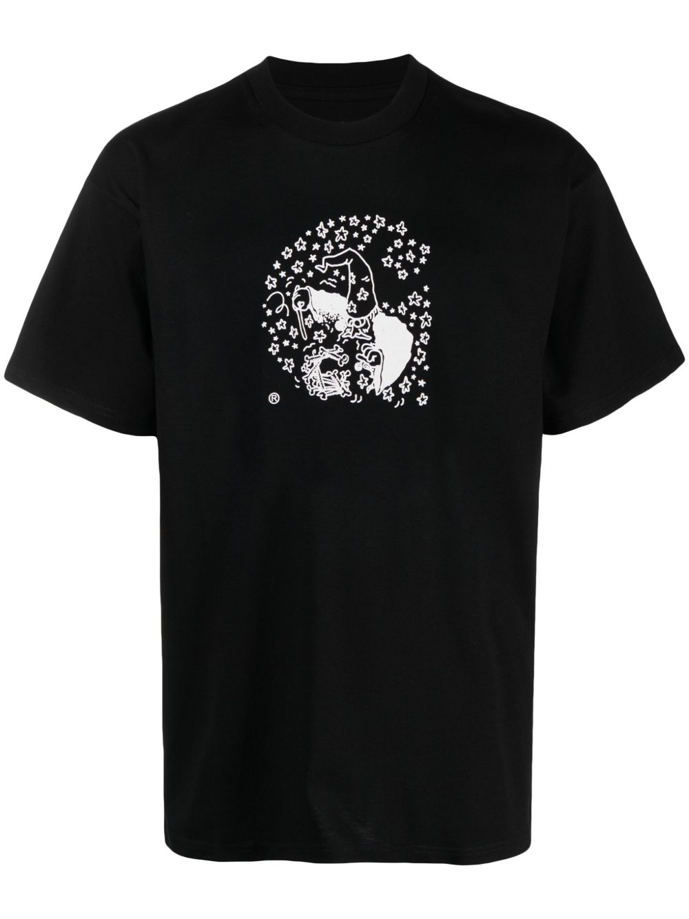 Tshirt I032881 0D2XX BLACK WHITE CARHARTT WIP 