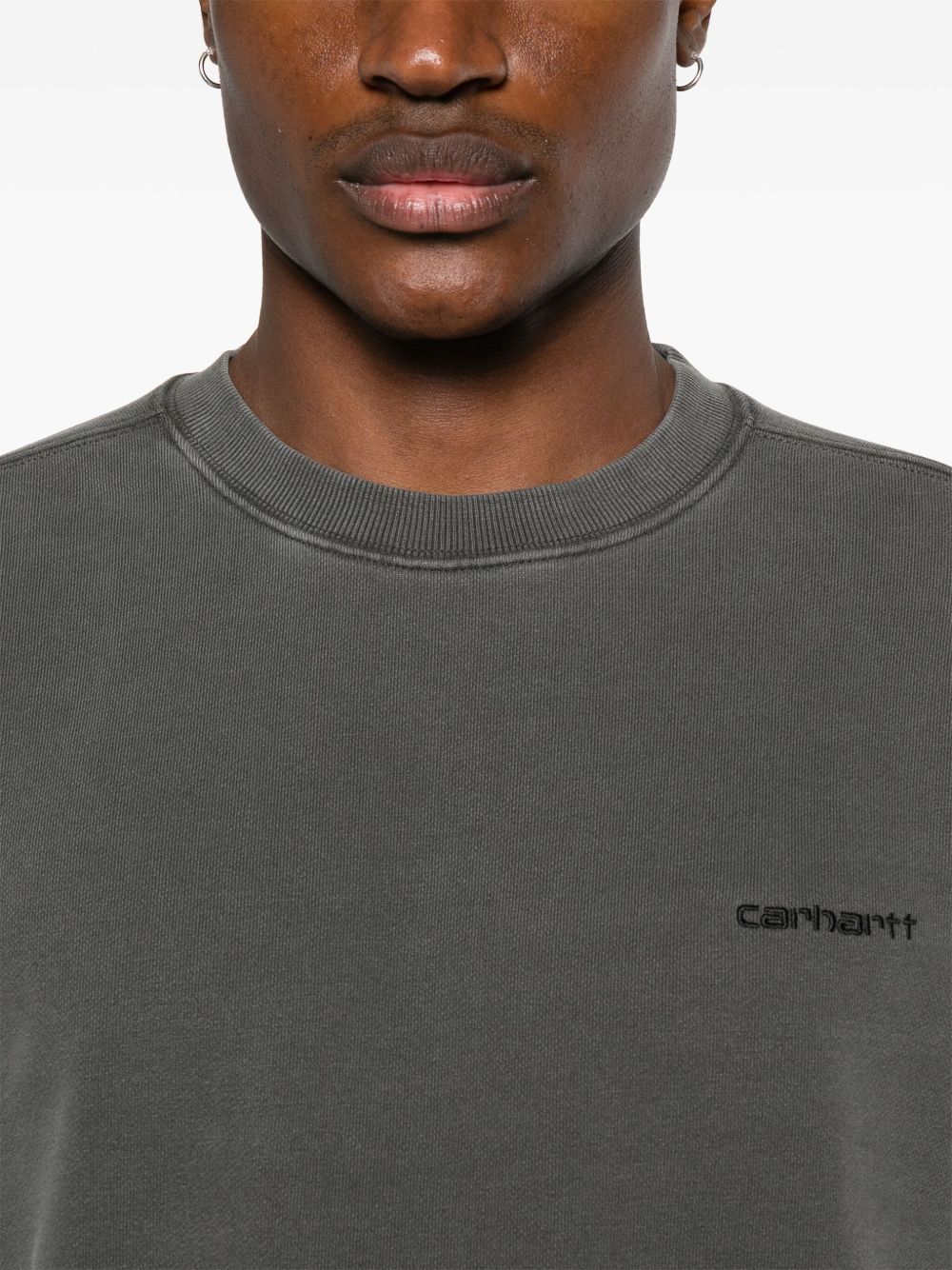 Felpa I033065 89GD BLACK GARMENT DYED CARHARTT WIP 