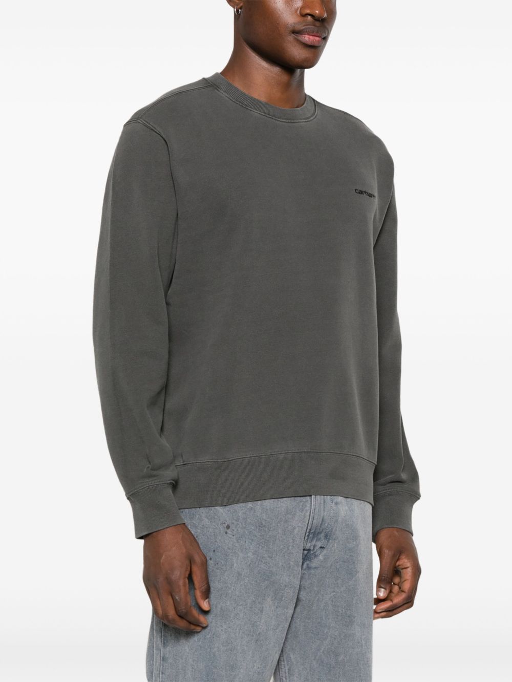 Felpa I033065 89GD BLACK GARMENT DYED CARHARTT WIP 