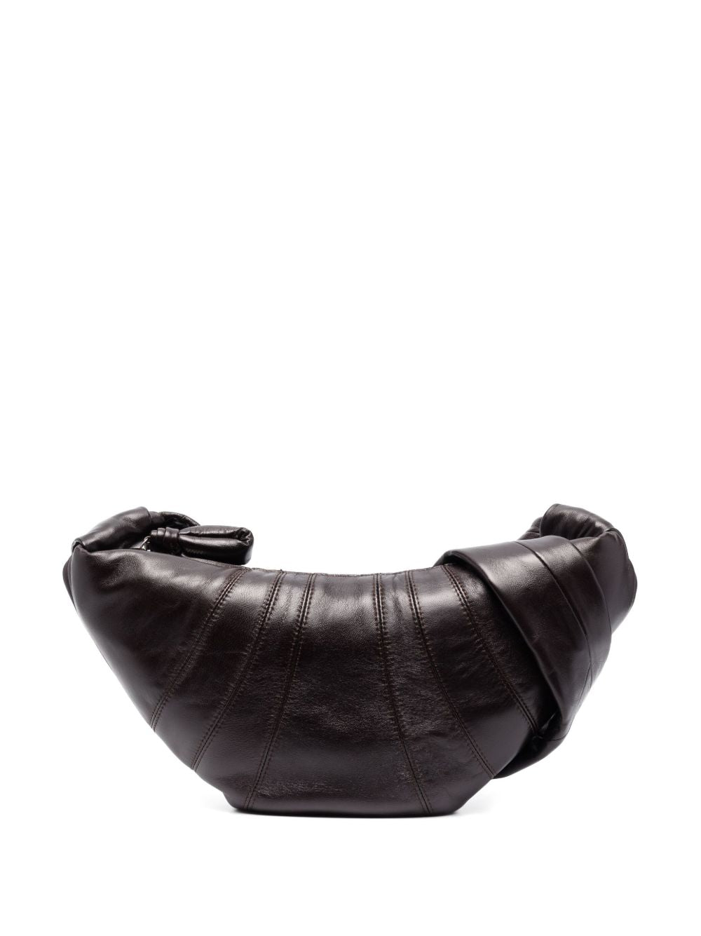 Borsa Small Croissant in Pelle BG0003LL095 BR490 DARK CHOCOLATE LEMAIRE 