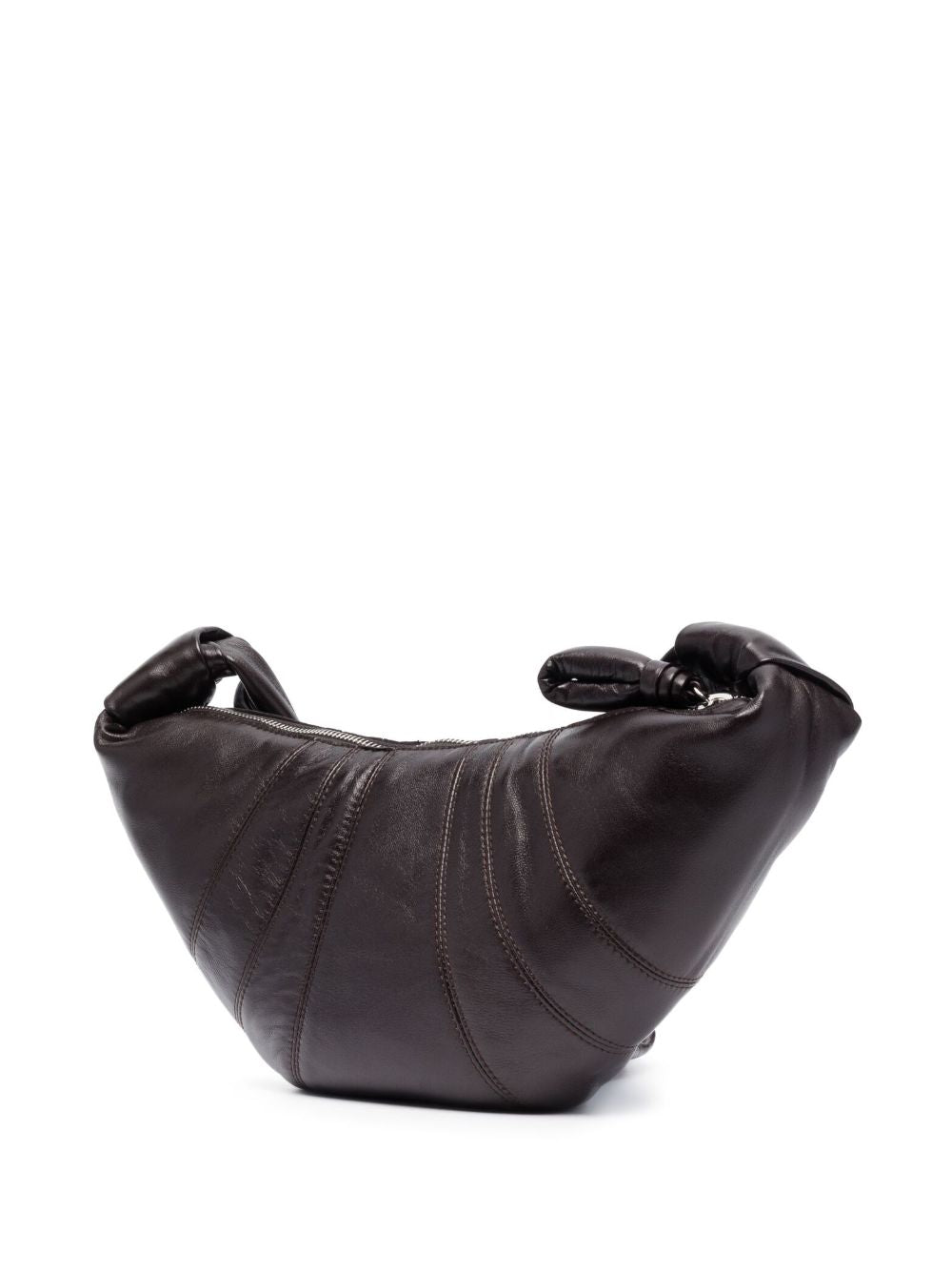 Borsa Small Croissant in Pelle BG0003LL095 BR490 DARK CHOCOLATE LEMAIRE 