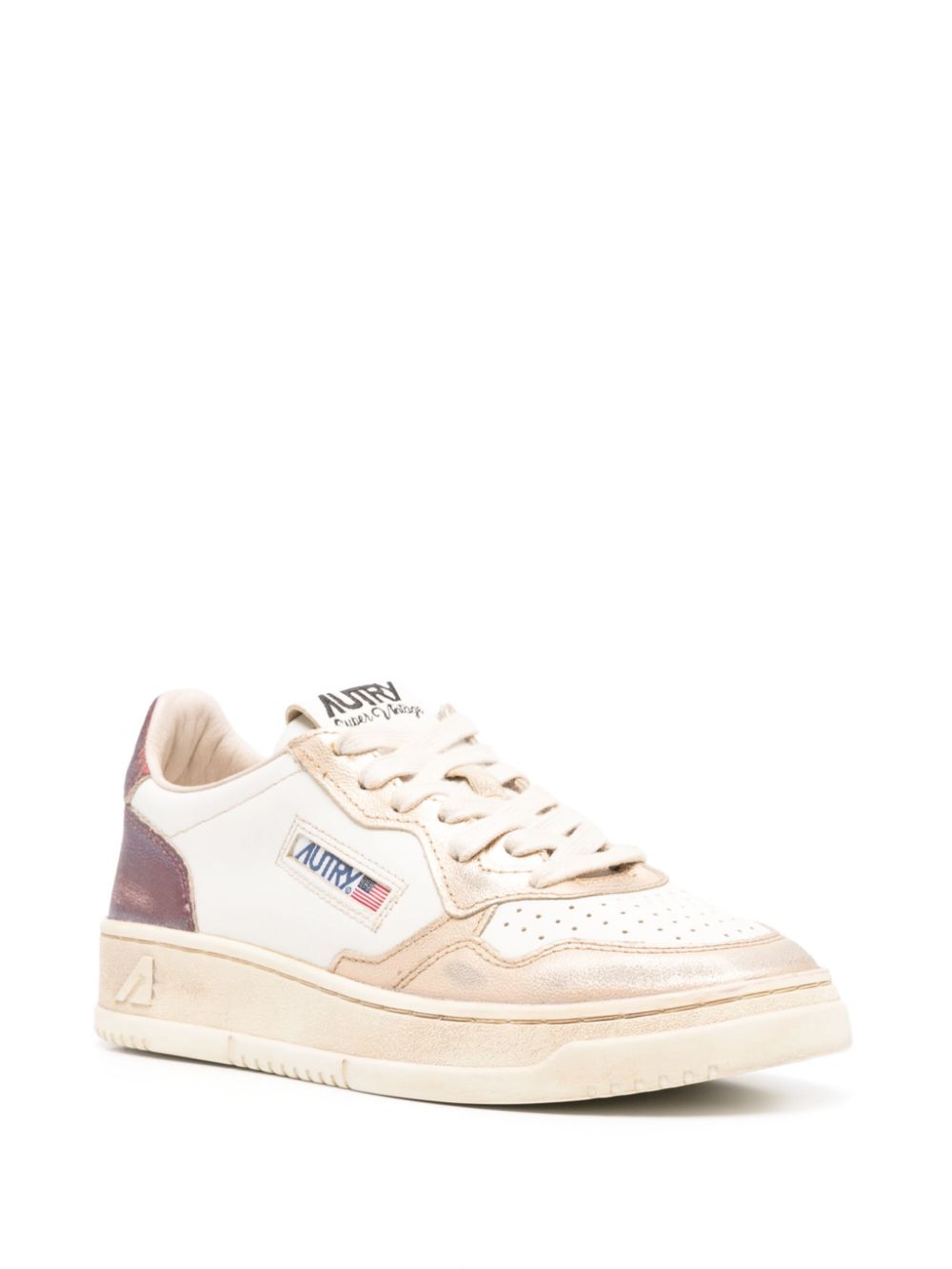 SUP VINTAGE LOW LEATHER SUEDE AVLWMT04 PLATINUM VIOLET AUTRY 