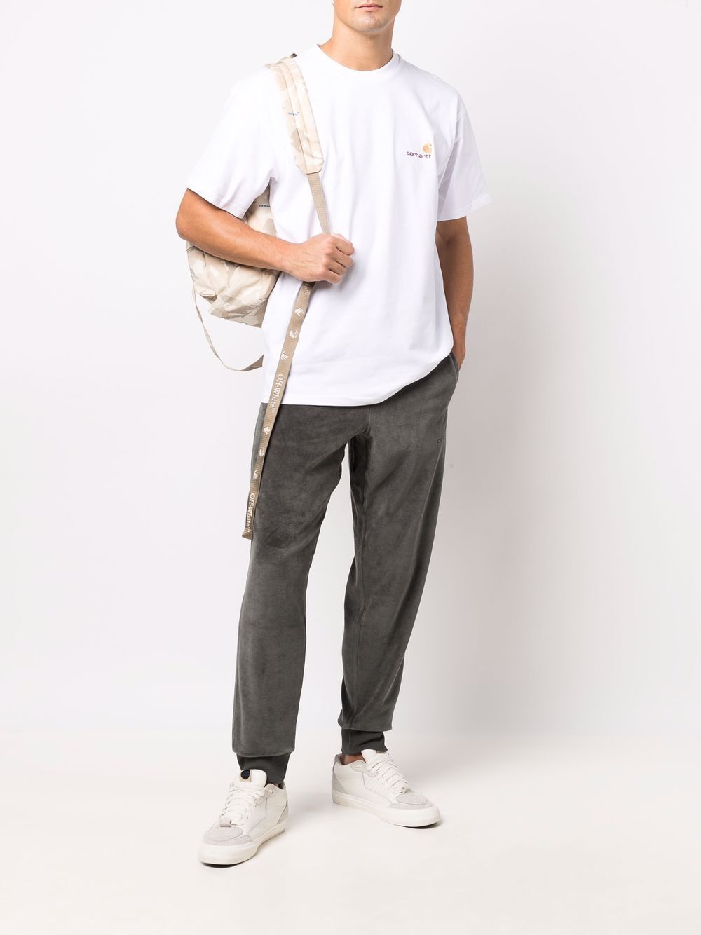 S/S American Script T-Shirt I029956 02XX WHITE CARHARTT WIP 