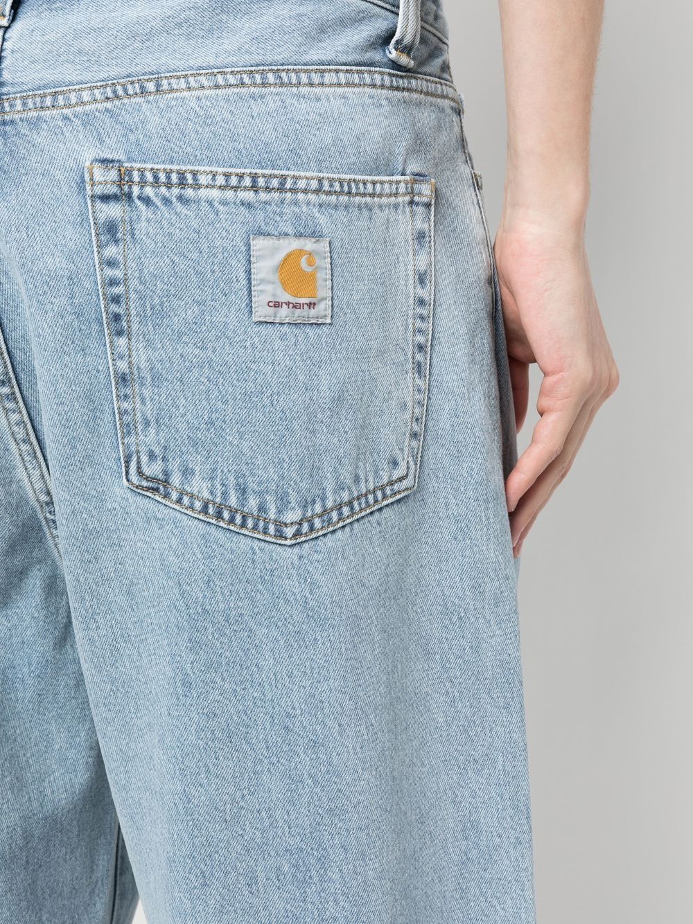 Jeans a gamba larga I030468 0135 BLUE BLEACHED CARHARTT WIP 