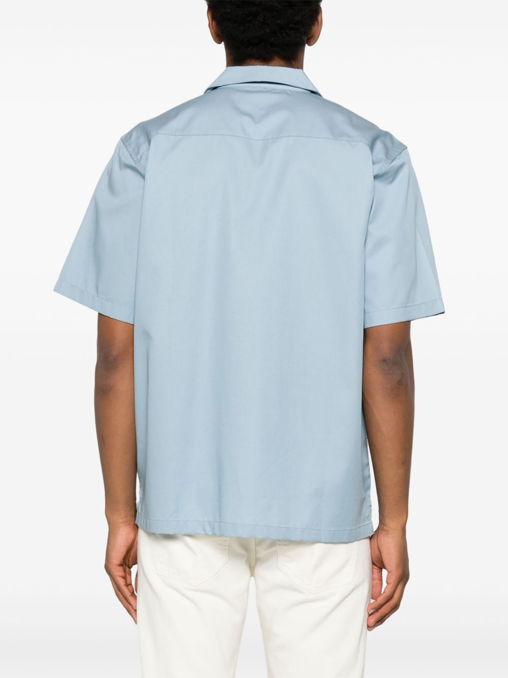 S/S DELRAY SHIRT TENCEL I031465 0ROXX FROSTED BLUE WHITE CARHARTT WIP 